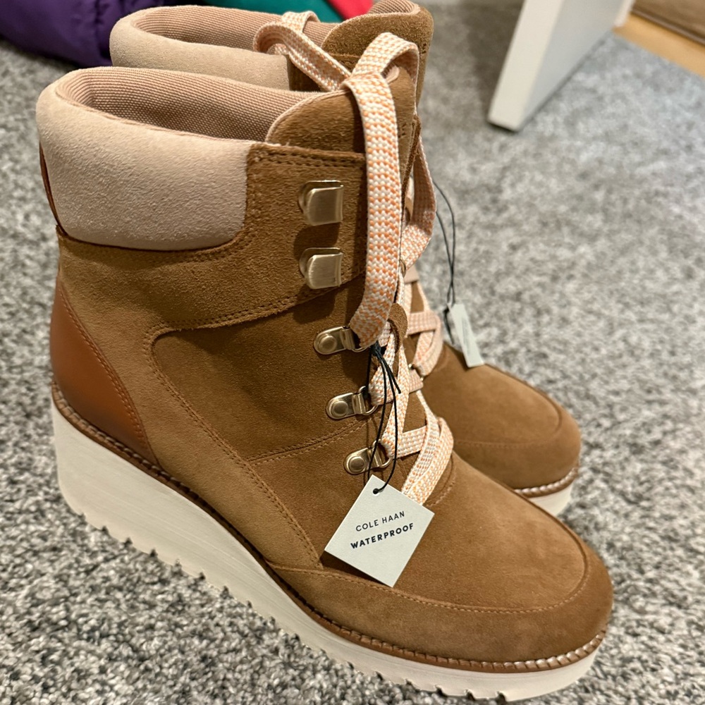 Cole Haan ZERØGRAND City Wedge Boots